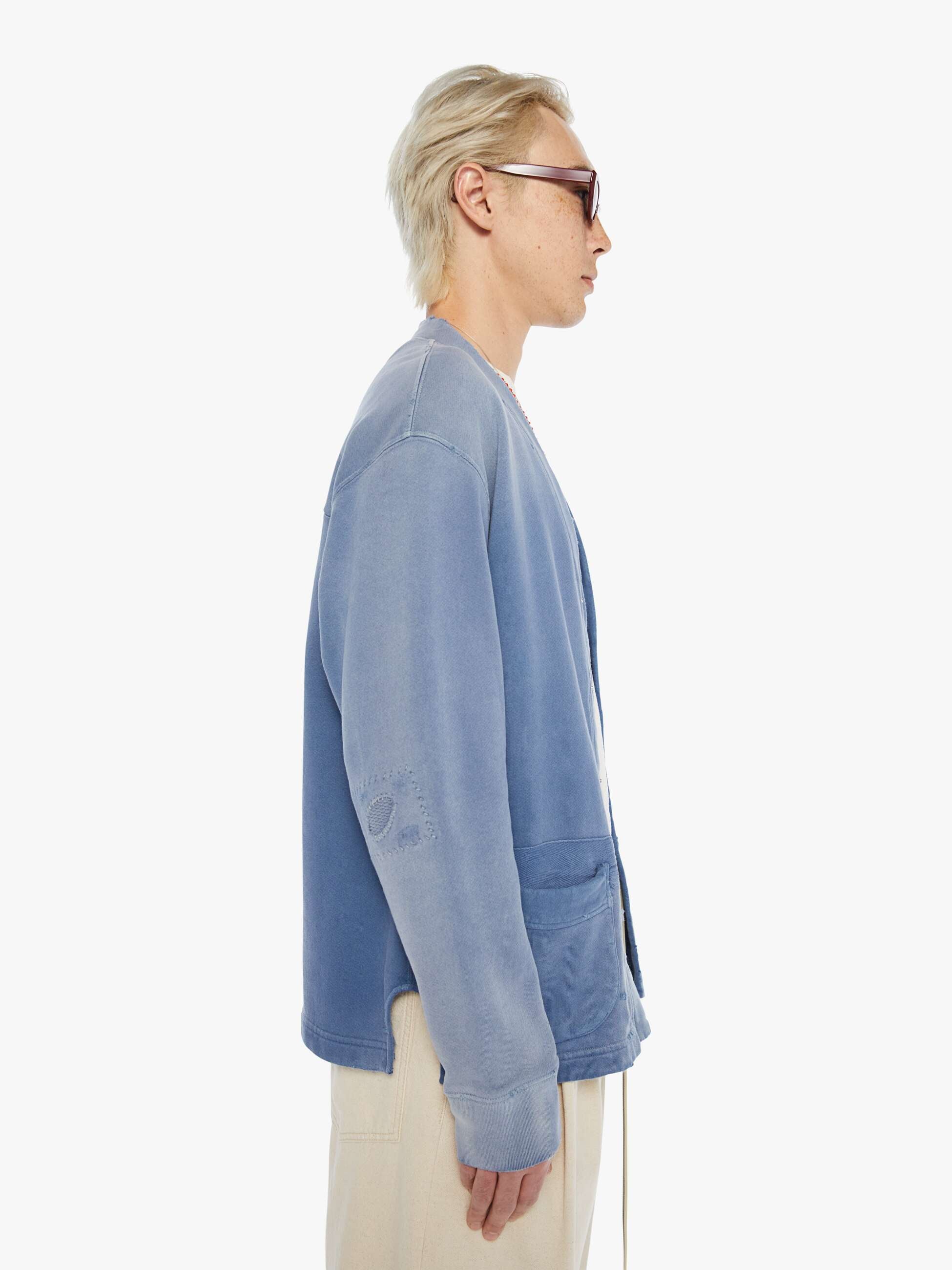 Dr. Collectors Surfriders Cardigan - Bleu De Travail