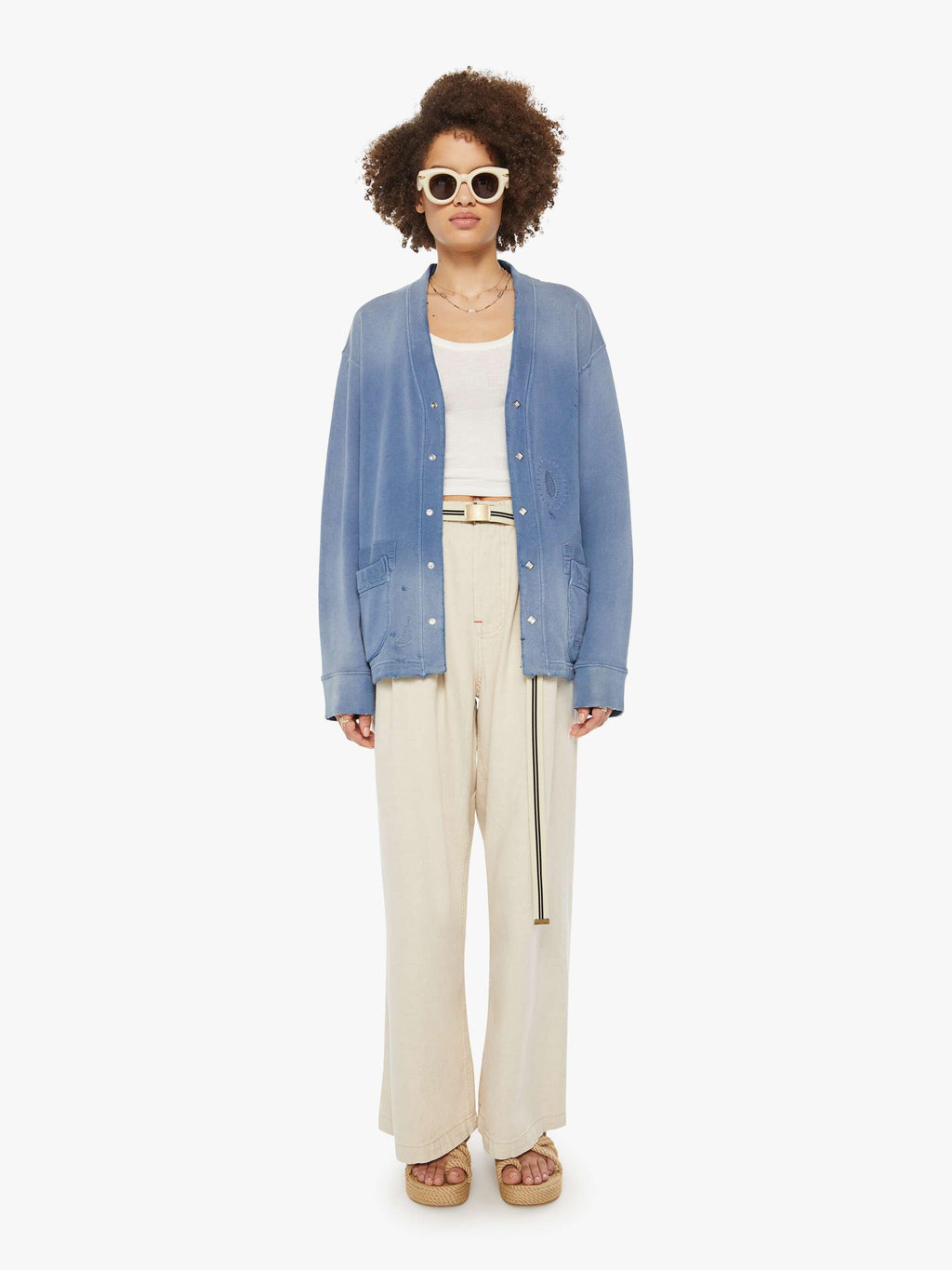 Dr. Collectors Surfriders Cardigan - Bleu De Travail