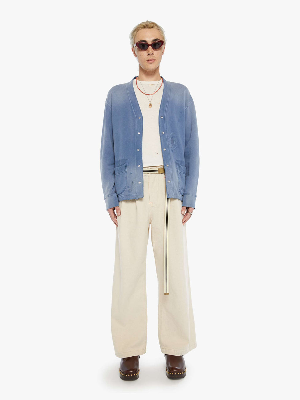 Dr. Collectors Surfriders Cardigan - Bleu De Travail