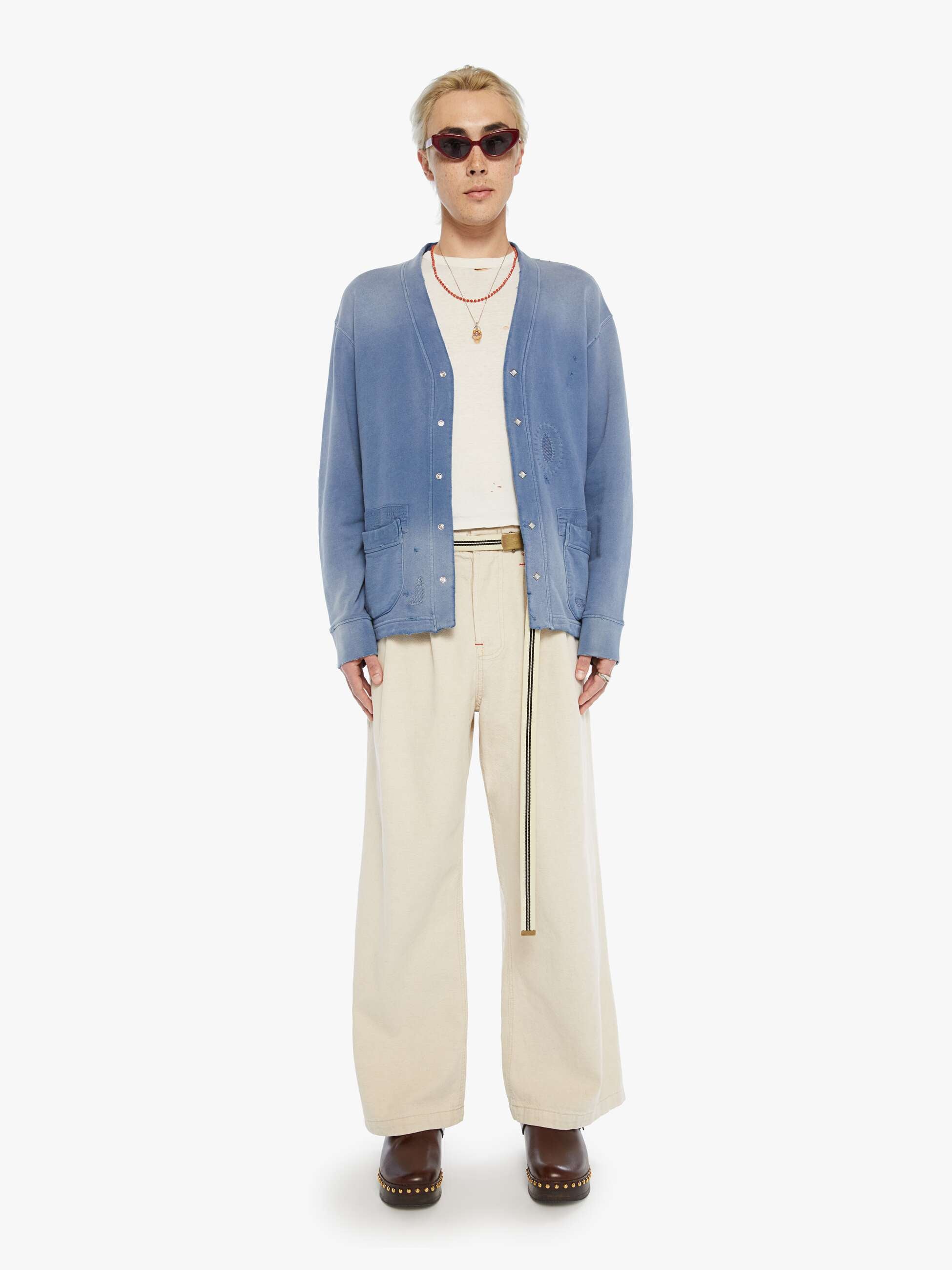 Dr. Collectors Surfriders Cardigan - Bleu De Travail