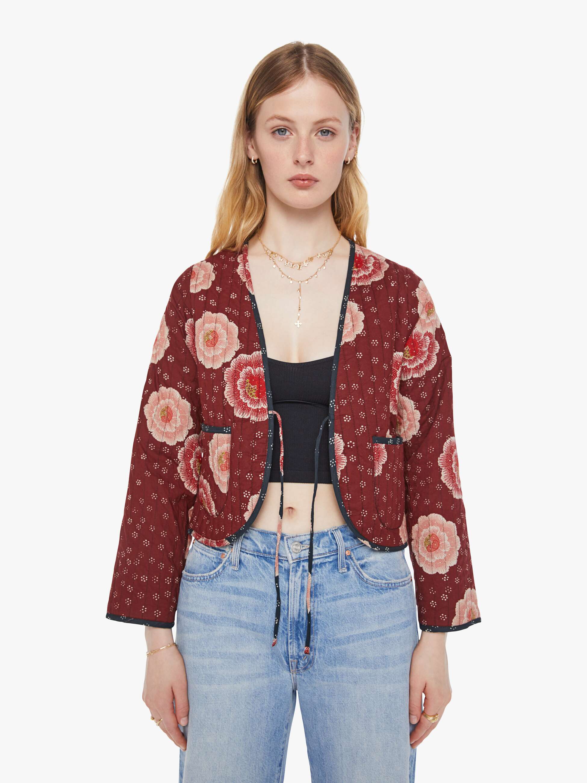 Natalie Martin Saskia Jacket - Poppy Combo