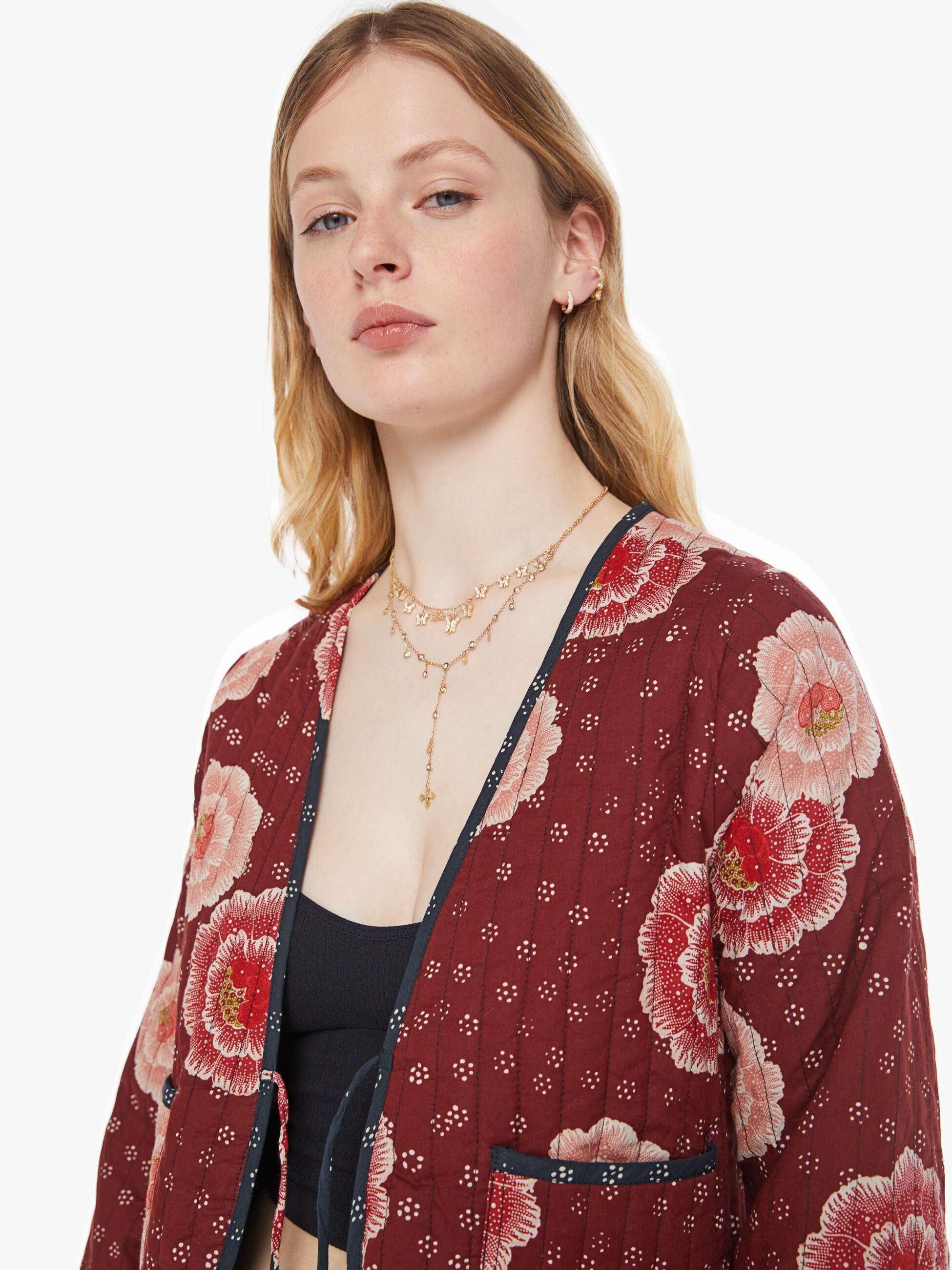 Natalie Martin Saskia Jacket - Poppy Combo